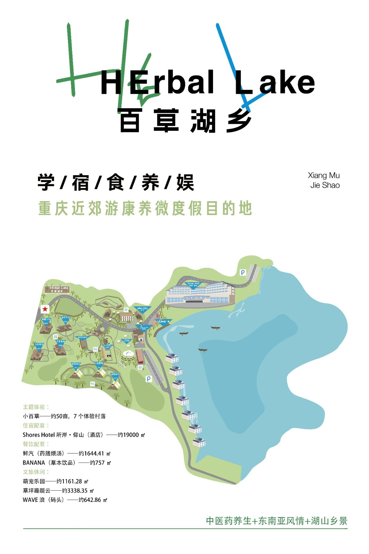 璧山“百草湖乡”项目导览图